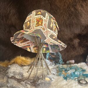 Colorful Patterned Bucket Hat OS (5235)